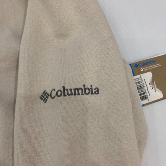 Columbia Bass fish men’s PFG crew neck tan beige green pullover/sweatshirt - Picture 5 of 12